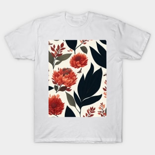 Chromatic Botanic Abstraction #77 T-Shirt